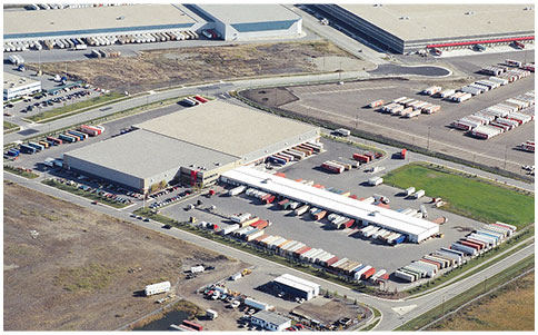 Overhead view of THI real estate in Calgary