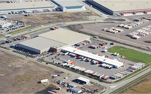 Overhead view of THI real estate in Calgary