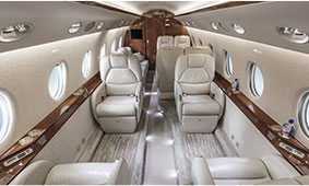 THI Aviation Gulfstream G200 jet interior